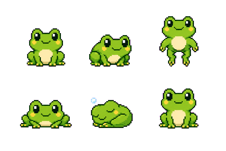 Prism animation poses