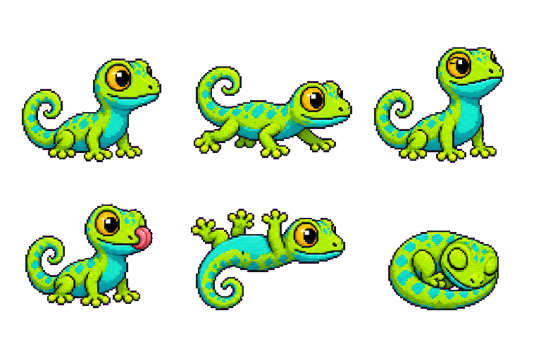 Pip animation poses